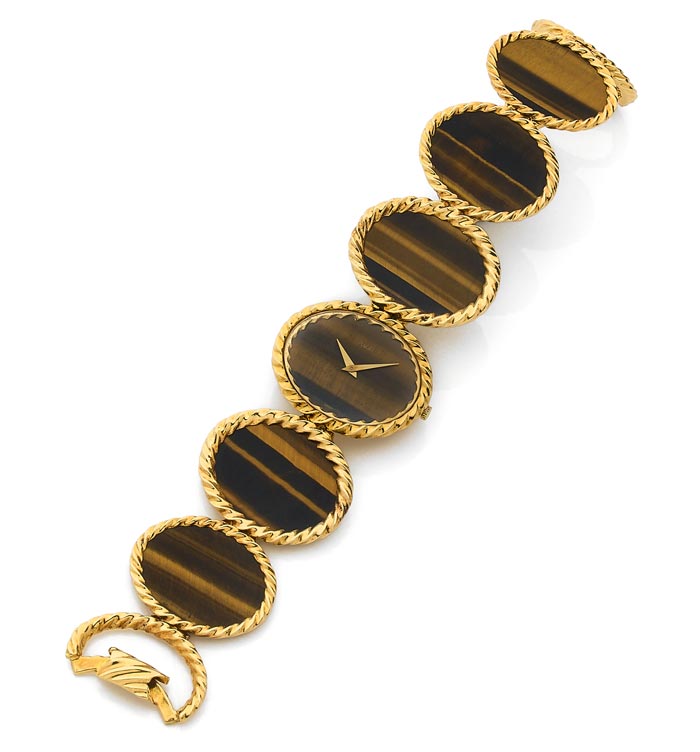 Piaget - Gold and tiger's eye - Estimated €8-12, 000 - Ca 1972